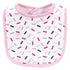 Set, (Pack 2) Hudson Baby Unisex Baby Cotton Terry Bib and Burp Cloth Cupcake, One Size