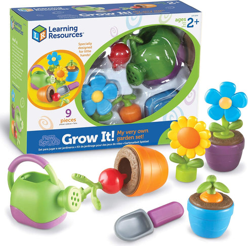Learning Resources New Sprouts Grow It! Toddler Gardening Set - 9 Pieces,