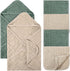 VitalCozy 6 Pcs Baby Muslin Hooded Bath Towels and Washcloths Muslin Cotton