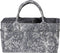 Sammy & Lou Collapsible Floral Felt Storage Caddy, Divided Design for Diapers, Wipes, Changing Items, 11.5 in x 6 in x