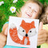 Boqin DIY String Art Kit, Cute Fox Craft Kit with Patterns and Supplies, Unique Gift for Home Wall Decorations for Girls