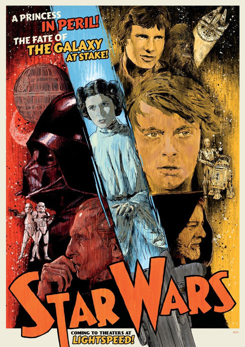 Buffalo Games - Star Wars - The Fate of The Galaxy At Stake! - 500 Piece Jigsaw Puzzle for Adults
