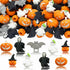 Halloween Erasers for Kids 75 pcs, Bulk Pumpkin Mini Erasers for Classroom Prizes, Game Reward