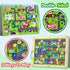 Tymokcall 2 1 3-5 Magnetic Maze in Double Side Color and Number Maze Alphabet Puzzle Board for Boys and Girls Kids