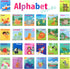 MoraBaby 26 0 1 2 3 Pieces Soft Alphabet Cards with Cloth Storage Bag for Babies Infants, Toddlers and Kids ABCs