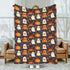 SqtmuHLuo 60x80inch Halloween Baby Blanket for Boys Girls Gender Cute Halloween Pumpkin Neutral Newborn Nursery Baby