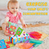 DINORUN Baby Toys for 6-12 Months - Montessori Sensory Toys for Infants, Educational High Contrast Development Toy