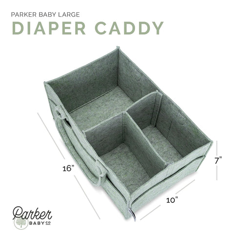 Parker Baby Diaper Caddy - Stylish Storage for Nursery Essentials
