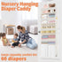 TAHAVICE 5-Tier 10 Closet Over The Door Organizer with Mesh Pockets | Large Capacity Hanging Storage for Baby Diapers