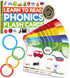 Phonics Flash Cards - Learn to Read in 20 Stages - Digraphs CVC Blends Long Vowel Sounds for Kids Ages 4-8 Educational