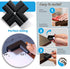 Baby Proof Corners and Edges with 18ft Bumper & 8 Foam Corner Protectors, Thick, Odorless, Black