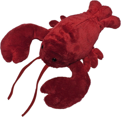 Mary Meyer Stuffed Animal Soft Toy, Lobbie Lobster, 10-Inches, Red and Black