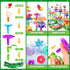 184Pcs Flower Garden Building Toys for Girls Age 3-7, Upgrade DIY Stacking Toys, STEM Educational Toddler Toys