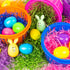24 Set, 120g Evoio Easter Baskets Bulk for Kids, PCS Small Easter Baskets Bulk for Egg Hunts Easter Bucket Bags