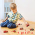 14 Pack Die-cast Fire Truck Vehicles Sets, 6 Pack Alloy Metal Fire Engine Models and 8 Pack Firefighter Playset