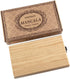 AMEROUS Wooden Mancala Board Game Set - Folding Board with 72+8 BONUS Multi Color Glass Stones, Portable Travel Game