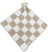 10"x10" L+L USA Checkered Baby Lovey Pacifier/Teether Holder - DreamSoft Plush Fluffy Cuddly Soothie Reversible Mini