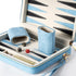 Lingle Backgammon Sets Backgammon Backgammon Set for Adults, Classic Board Game with Folding Faux Leather Case