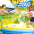 WOLKEK 4 Pack 400CC Swimming Summer Water Guns for Kids Adults, Long Range High Capacity Squirt Guns Toy, Pool Toys