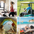 JISULIFE Stroller Fan, 4000mAh Battery Operated with 4 Speeds, Rechargeable 720° Rotatable Fan for Baby