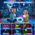 6 Films+78 Projector,360Rotion One Fire Night Light for Kids Easter Gifts, Lighting Modes Ceiling Star