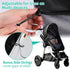 Stroller Mesh Shade Net Cover, Baby Car Seat Carrier Shade, Ventilated and See Through