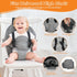 longdafei Portable Safety Seat Harness for Baby High Chair, Foldable Washable Cloth Harness Chair Ajustable Straps