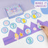 BONNYCO Mermaid Birthday Crown with Interchangeable Numbers 0 to 9, Themed Figures for Girls Birthday Gifts