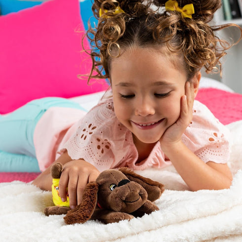 Pound Puppies Newborns Plush, Zany Dark Brown, Eco Friendly