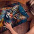 Cat Puzzles for Adults, 1000 Pieces Animal Kitten Portrait Painting, Challenging Art Puzzle