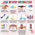 7july 6-10 6 7 8 9 10 Crafts for Girls Ages Make Your Own Flower Bouquet with Buttons and Felt Flowers, Vase Art