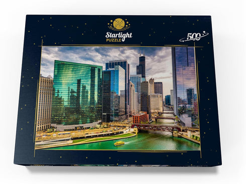 MyPuzzle Premium 500 Piece Jigsaw Puzzle - Chicago, Illinois, USA for Adults