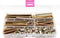 binifiMux Baby Bed Crib Screws Hardware Replacement Kit, 100pcs 1/4-20" Crib Hardware Screws