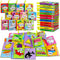 OKOOKO Soft Baby Books, 12PCS Soft Cloth Bath Books for Newborns Babies Infants Toddlers