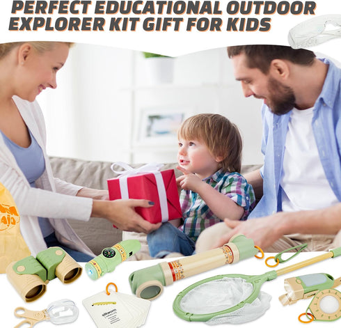 Kids Explorer Kit, 27 Pcs Outdoor Bug Catching Kit for Kids 3+ Years Old