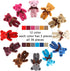 Haconba 36 Packs 4.7 Inch 12 Mini Teddy Bear Toy Plush Stuffed Bear Doll for Keychain Craft DIY Accessory Birthday