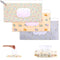 LIQWEI 3 Pcs Baby Wipes Dispenser, Travel Wipes Case Refillable Wet Container, Diaper