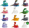 OGCHFZC 12 Pcs 3D Printed Snake, 12.8 inch Flexible 3D Printed Snake Stuff