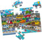 Melissa & Doug Traffic Jam, City Vehicle Themed Jumbo Floor Puzzle, 24-Piece