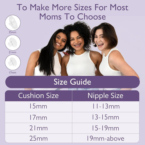 3 Modes/9 25/21/17mm Insert,2 Count Hands Free Breast Pump:Wearable Breast Pump Portable with Levels/LED Display - Low