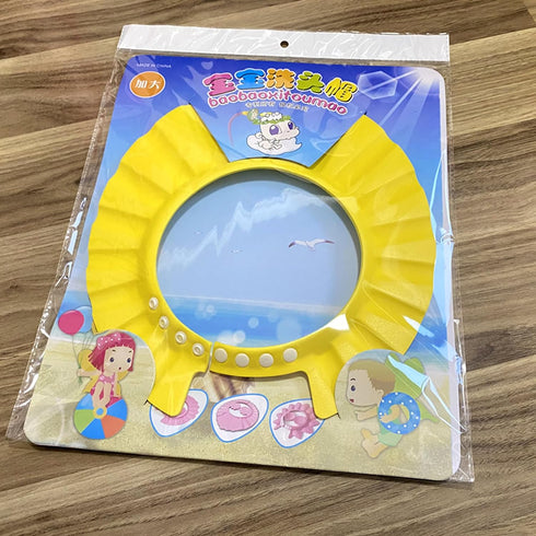 Blue Baby Shower Cap, Bath Shampoo Cap Hat, Soft Adjustable Visor Cap for Infants, Children, and Pets