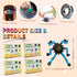 Irvotbes (36PC) Transformable Fidget Spinners,Funny Stress Relief Sensory Fidget Toys,Deformable Chain DIY Robot