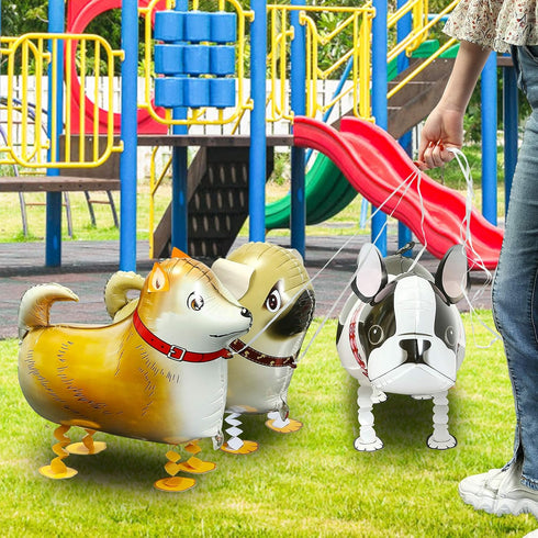 Puppy Dog Themed Birthday Party Decorations, 6pcs Dog Balloons for Birthday Party Supplies