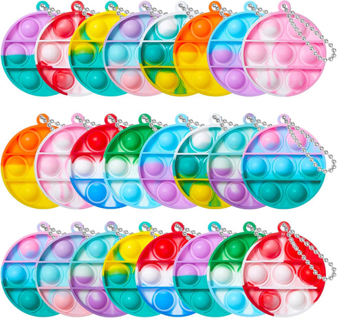 TOANWOD 24PCS Pop Fidget Toys Party Favors for Kids: Goodie Bags Stuffers