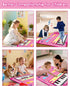 1 12-18 1-2 DQMOON Toys for Year Old Girl Gifts, Baby Musical Mat with Piano & Drum, Adjustable Volume, Months Toddler