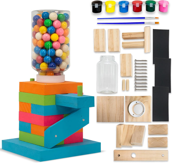 DIY Wood Building Kits for Kids - Creative Fun Wood Projects, STEM Teaching Woodworking Kit for Kids, Great Gift Idea