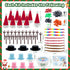 9 Pack 9 9 LanMa Snowman Kits,Fun Build a Snowman Craft for Kids Gifts Winter Family Activity, Christmas Making Snowmen