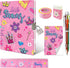 Princess Girls Diary with Lock, Set of Kids Journal with Lock & Pen (6-Multicolor), Writing Notebooks for Gifts