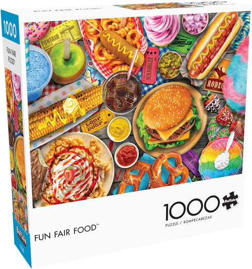 Buffalo Games Fun Fair Food 1000 Piece Jigsaw Puzzle