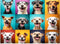 BraniacBits 500 Piece Puzzles for Adults, Cute Dogs Jigsaw Puzzle for Adults Seniors,Recycled